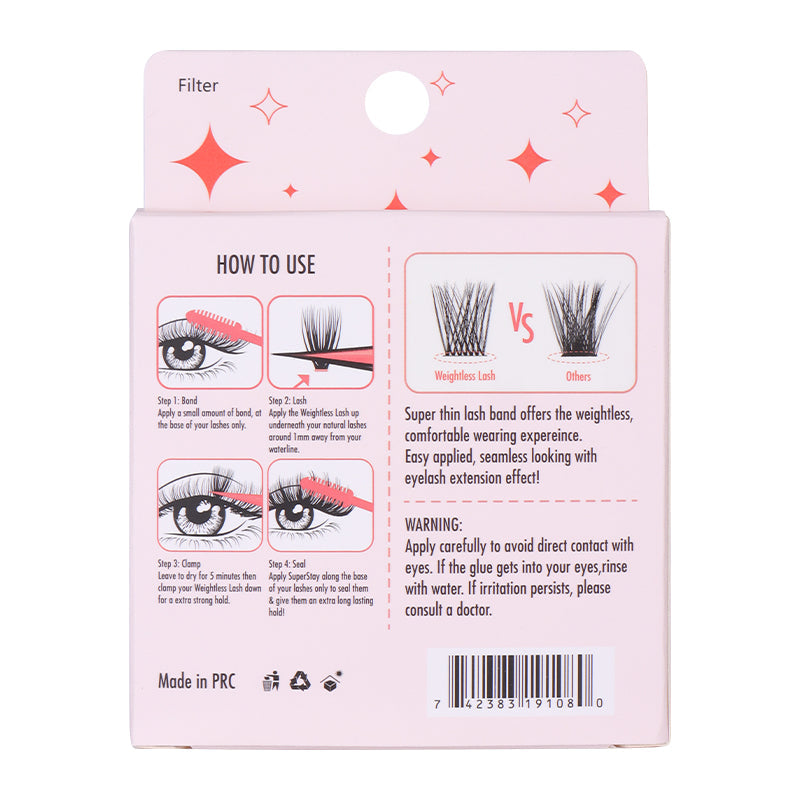 Filter Weightless Lash Extensions