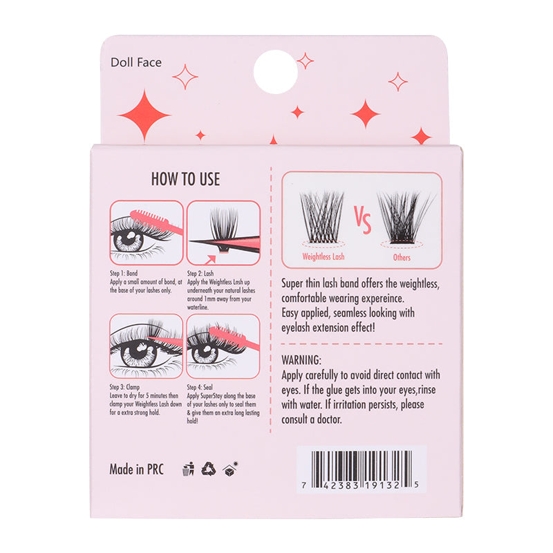 Doll Face Weightless Lash Extensions