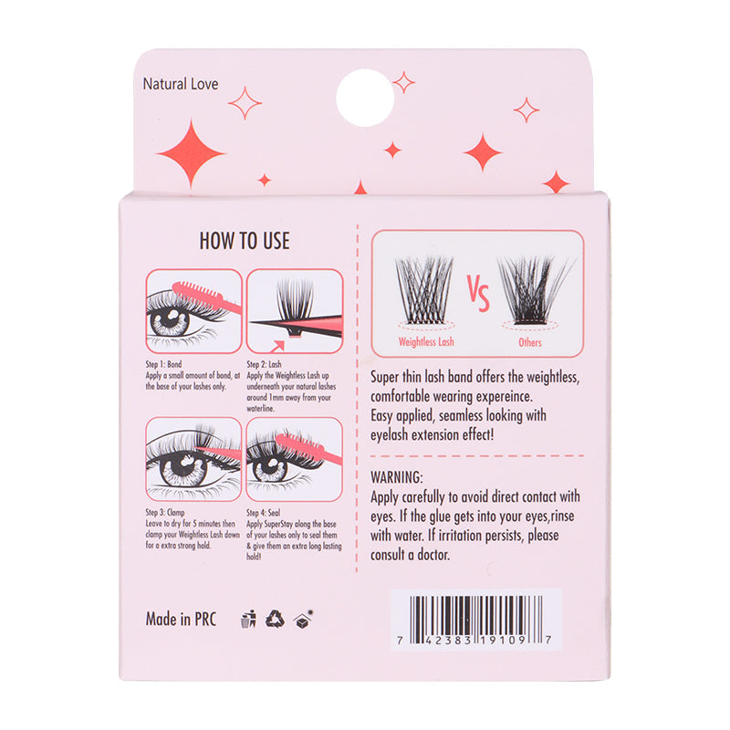 Natural Love Weightless Lash Extensions
