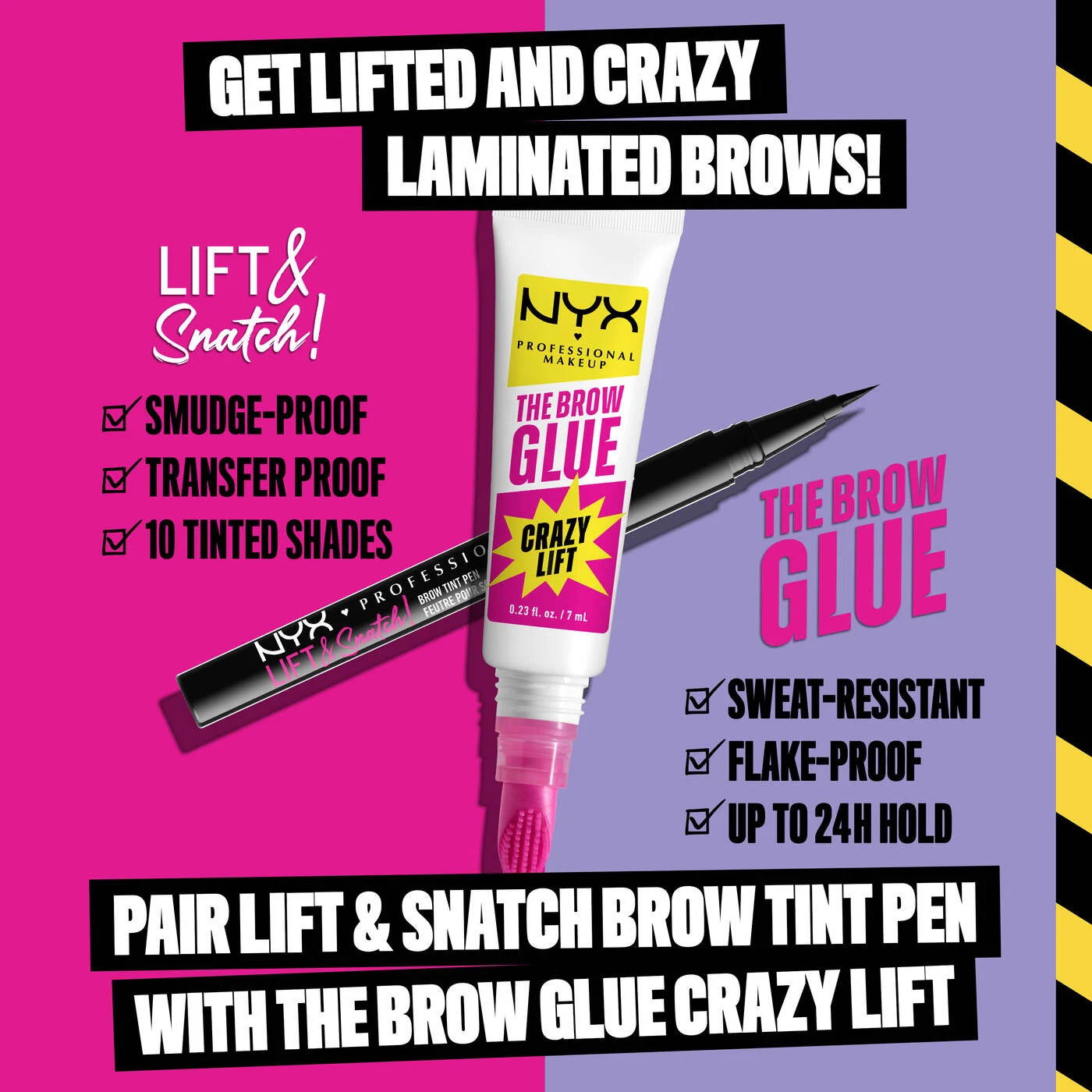 THE BROW GLUE CRAZY LIFT BROW LAMINATION GEL