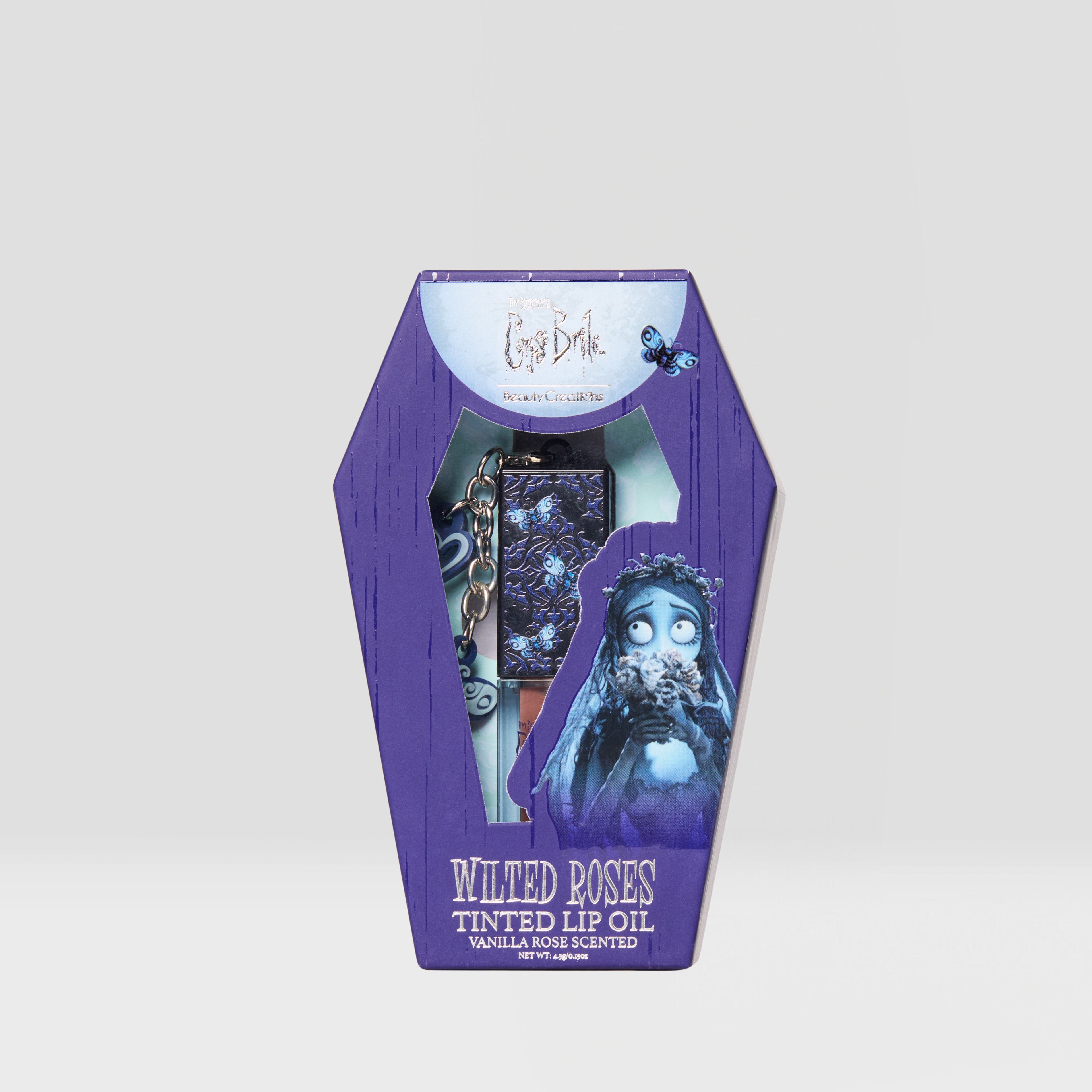 Tim Burton's Corpse Bride x Beauty Creations Wilted Roses Tinted Lip Oil