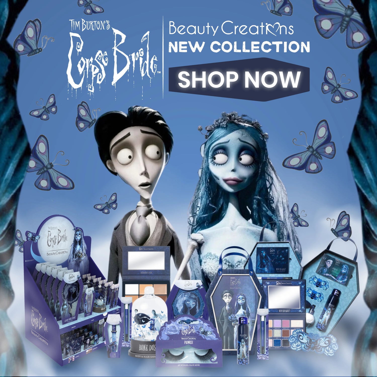 Tim Burton's Corpse Bride X Beauty Creations