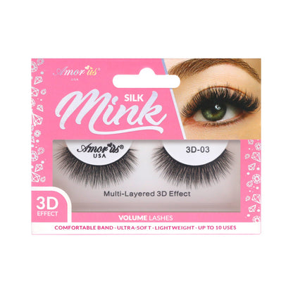 Silk Mink Eyelashes - 03