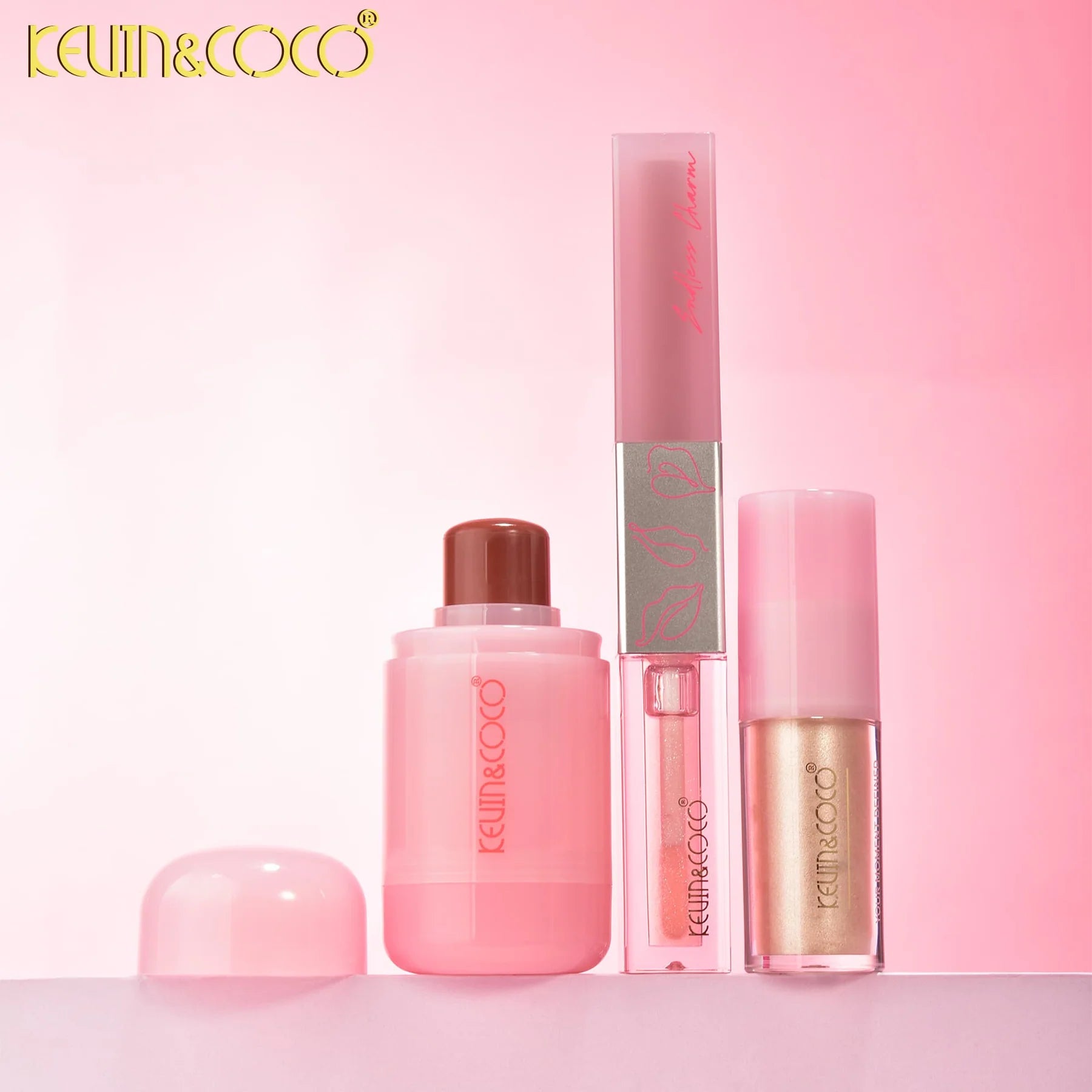 PUDDING GLOSS HIGHLIGHT & BLUSH SET