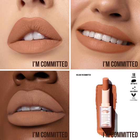 I’m Committed Nude X Matte Lipstick