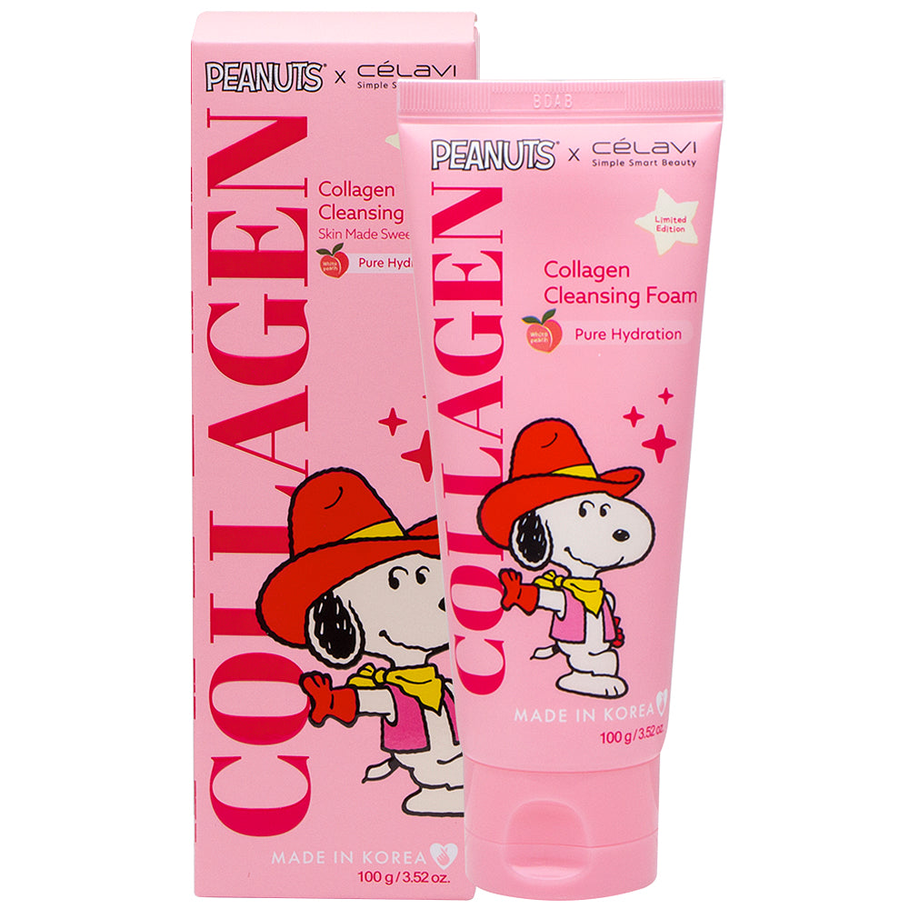 COLLAGEN CLEANSING FOAM PEANUTS X CELAVI