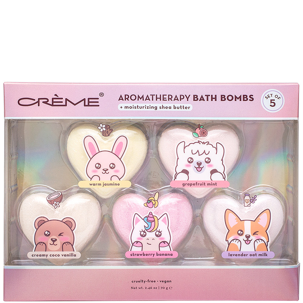 AROMATHERAPY BATH BOMBS SET OF 5