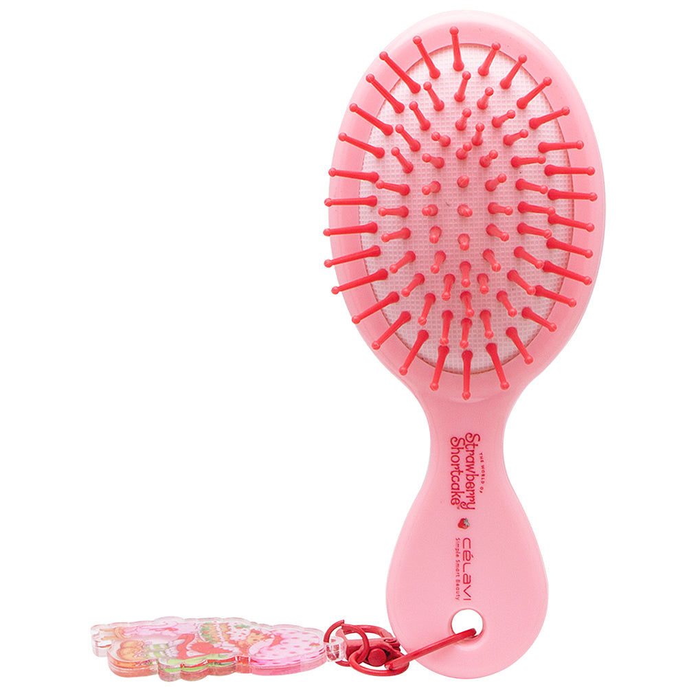 Strawberry Shortcake x Celavi Portable Hair Brush W Keychain