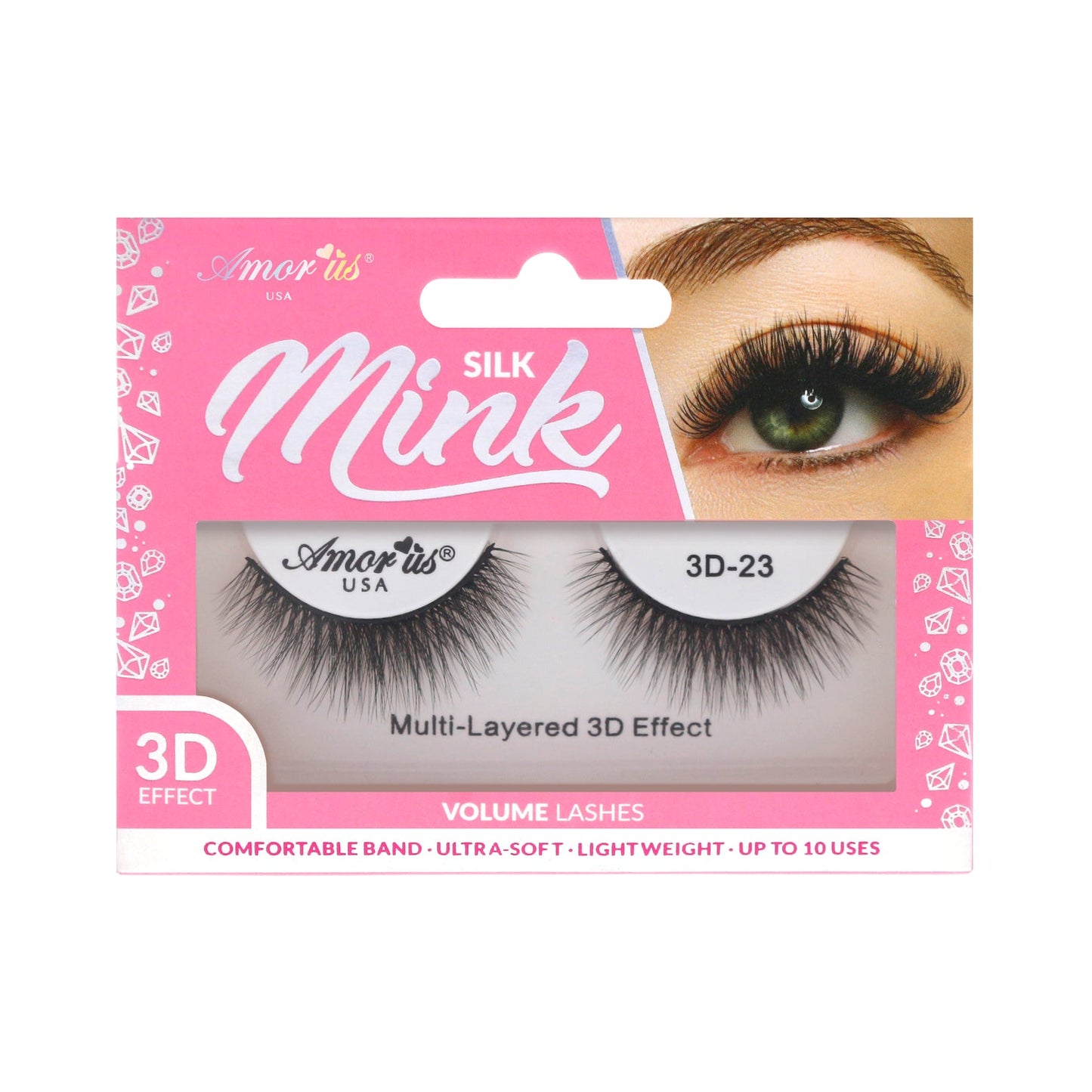 Silk Mink Eyelashes - 23