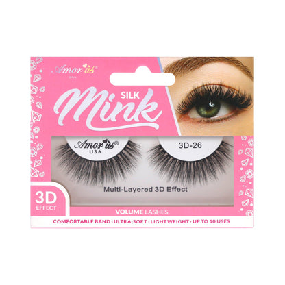 Silk Mink Eyelashes - 26