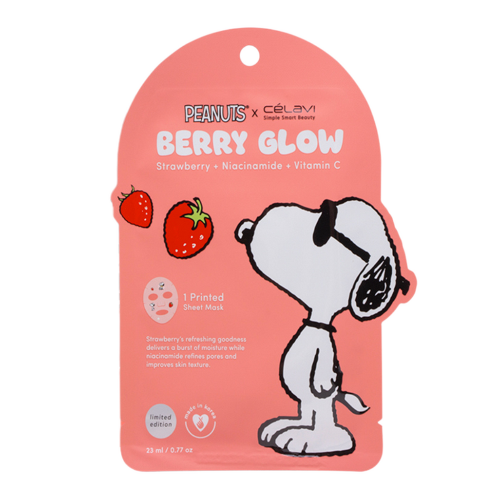SNOOPY FACE SHEET MASK PACK (PEANUTS)