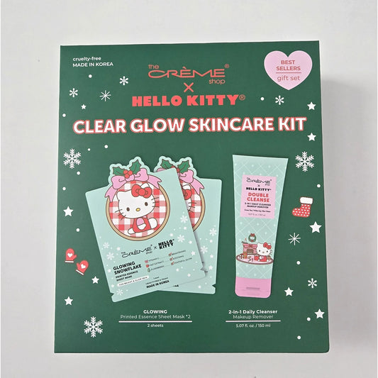 HELLO KITTY HOLIDAY CLEAR GLOW SKINCARE KIT