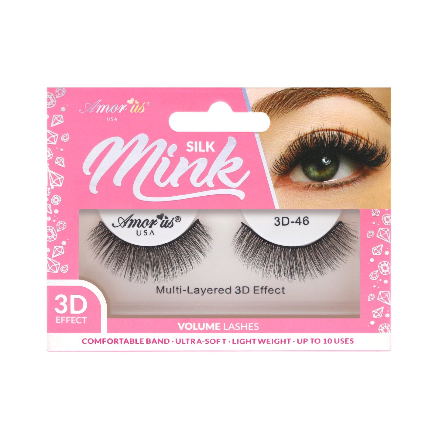 Silk Mink Eyelashes - 46