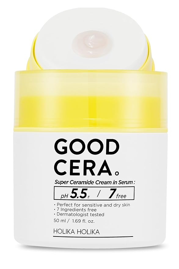 HOLIKA HOLIKA Good Cera Super Ceramide Cream in Serum | Day & Night Cream Moisturizer for Face | Ceramide Barrier Serum Face Moisturizer for Dry Skin