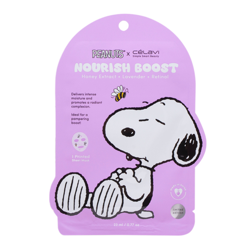 NOURISH BOOST FACIAL PRINTED SHEET MASK PEANUTS