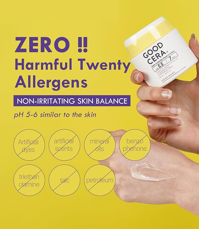 HOLIKA HOLIKA Good Cera Super Ceramide Cream in Serum | Day & Night Cream Moisturizer for Face | Ceramide Barrier Serum Face Moisturizer for Dry Skin