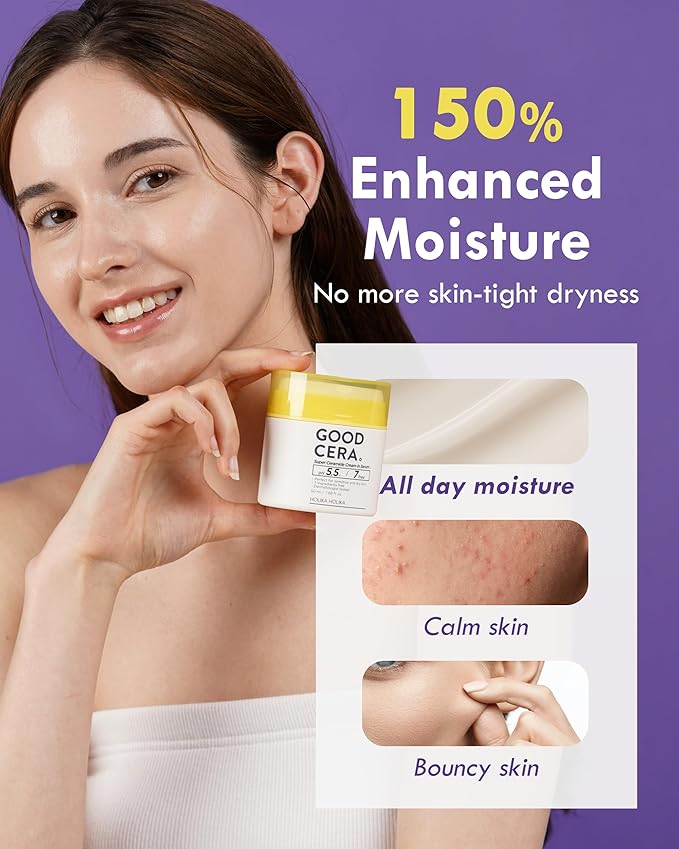 HOLIKA HOLIKA Good Cera Super Ceramide Cream in Serum | Day & Night Cream Moisturizer for Face | Ceramide Barrier Serum Face Moisturizer for Dry Skin