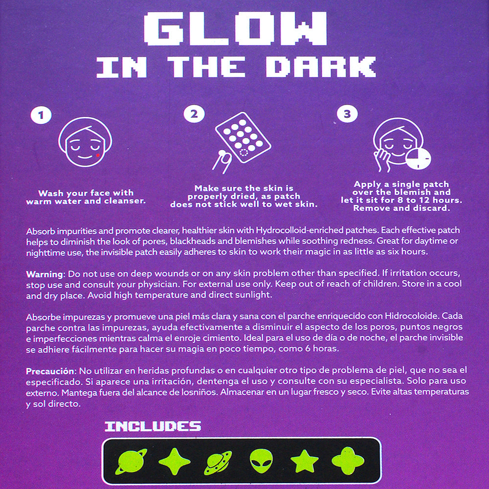 GLOW IN THE DARK LUMINOUS PATCHES