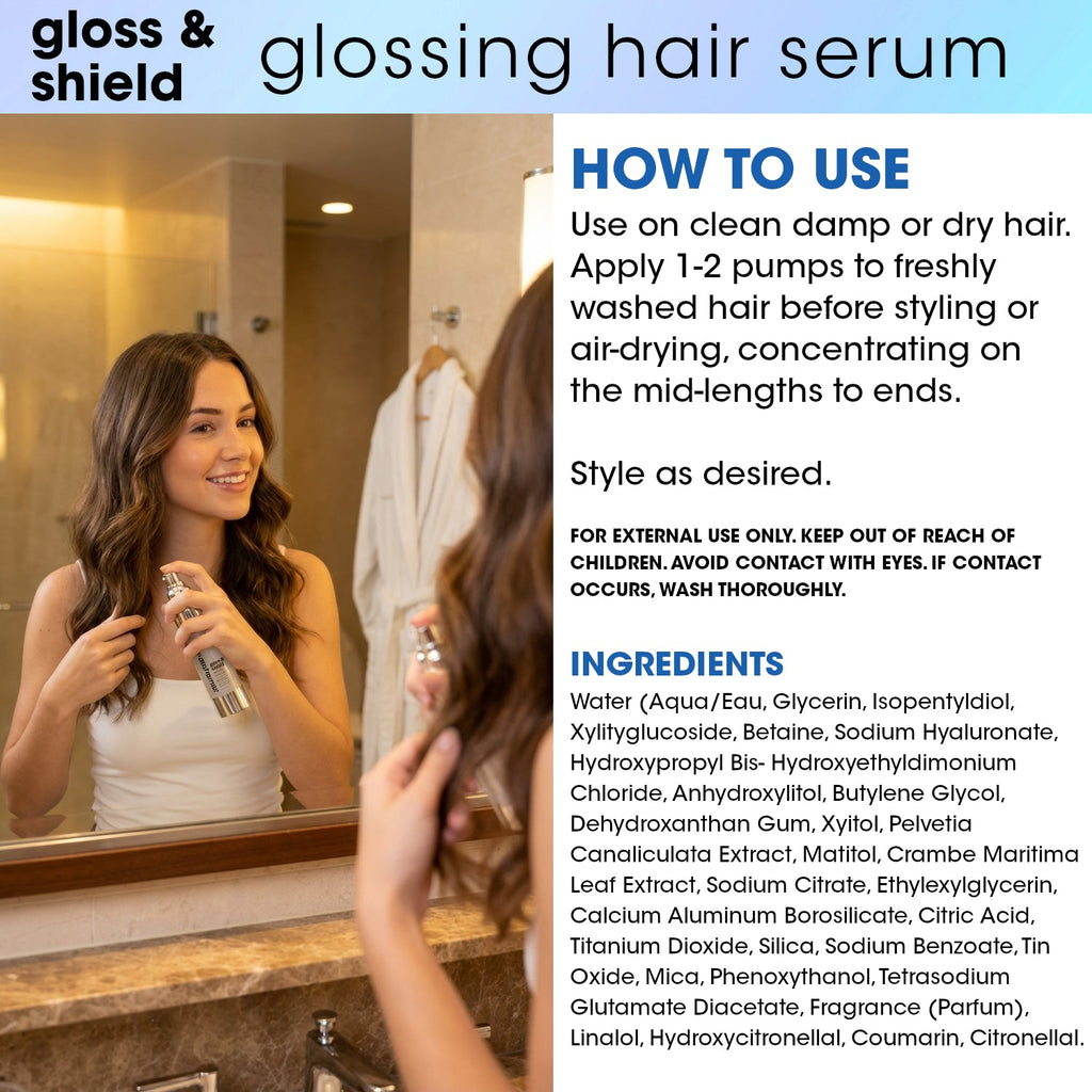 Hair Alchemist Gloss & Shield Glossing Hair Serum 3 oz.