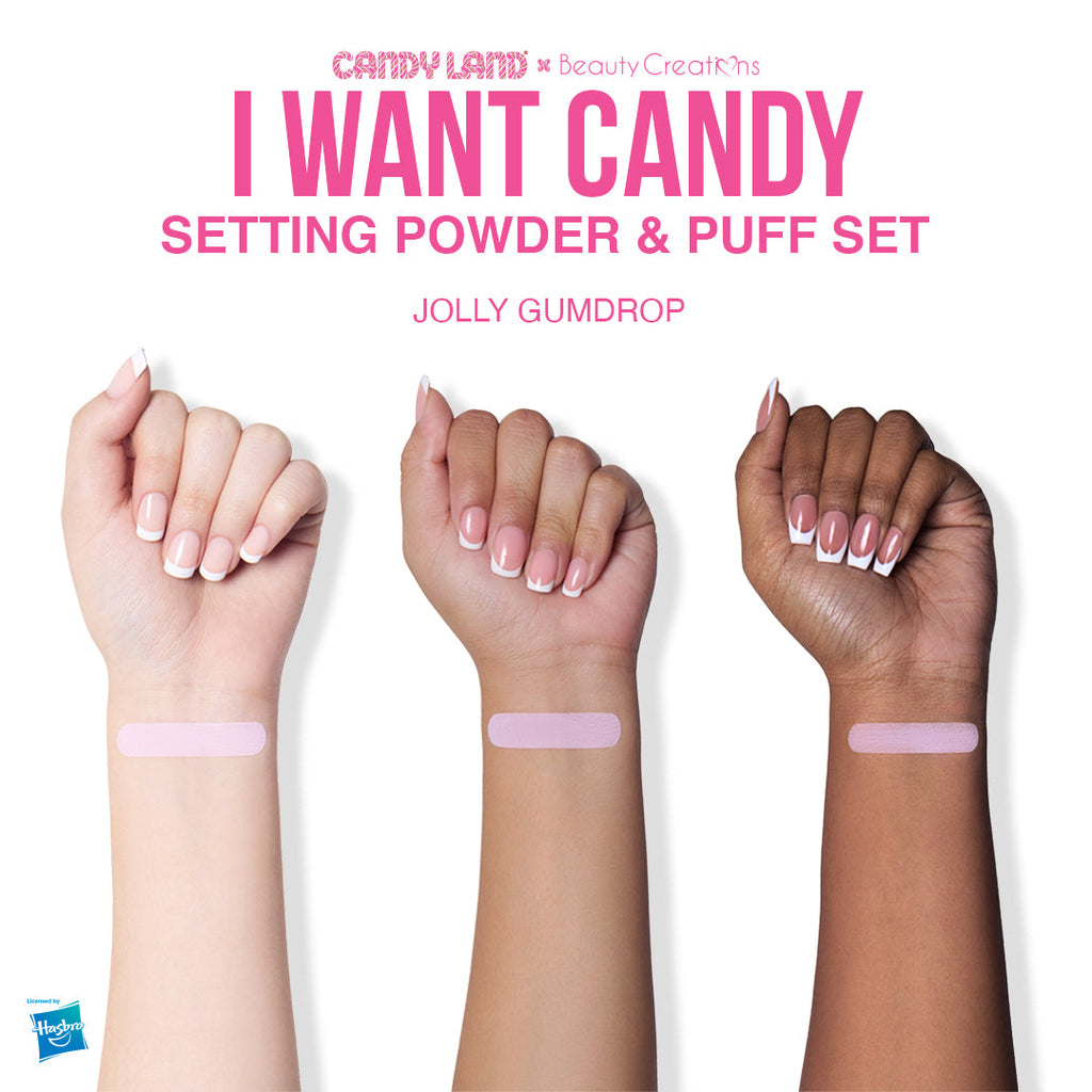 Candy Land x Beauty Creations I Want Candy Loose Powder & Puff Set
