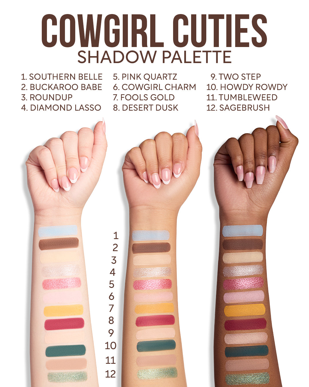 The Powerpuff Girls "Cowgirl Cuties" Shadow Palette