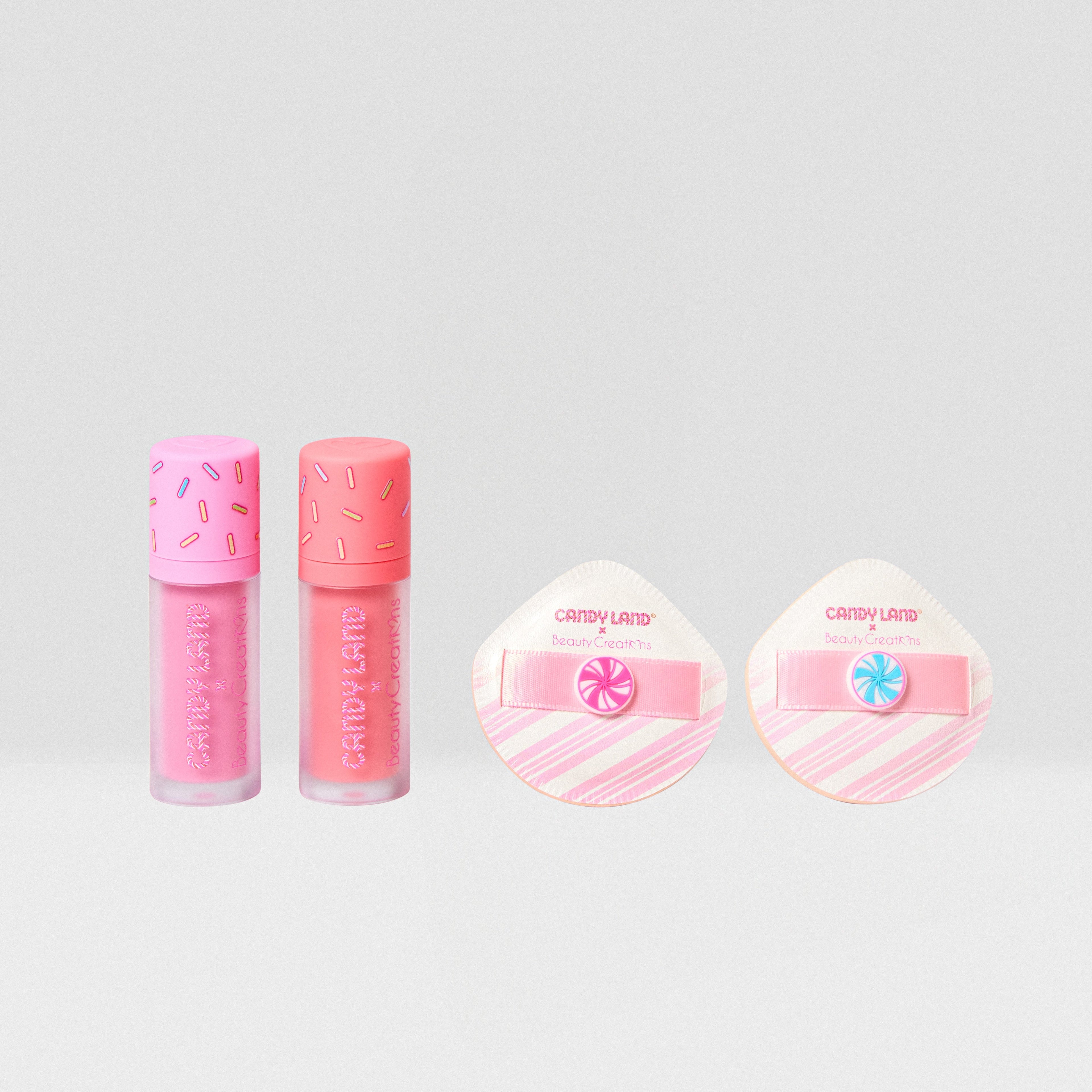 Candy Land x Beauty Creations Lollipoppin' Liquid Blush & Mini Sponge Set