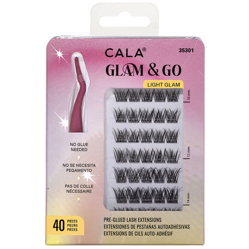 GLAM & GO - LIGHT GLAM PRE-GLUED CLUSTERS