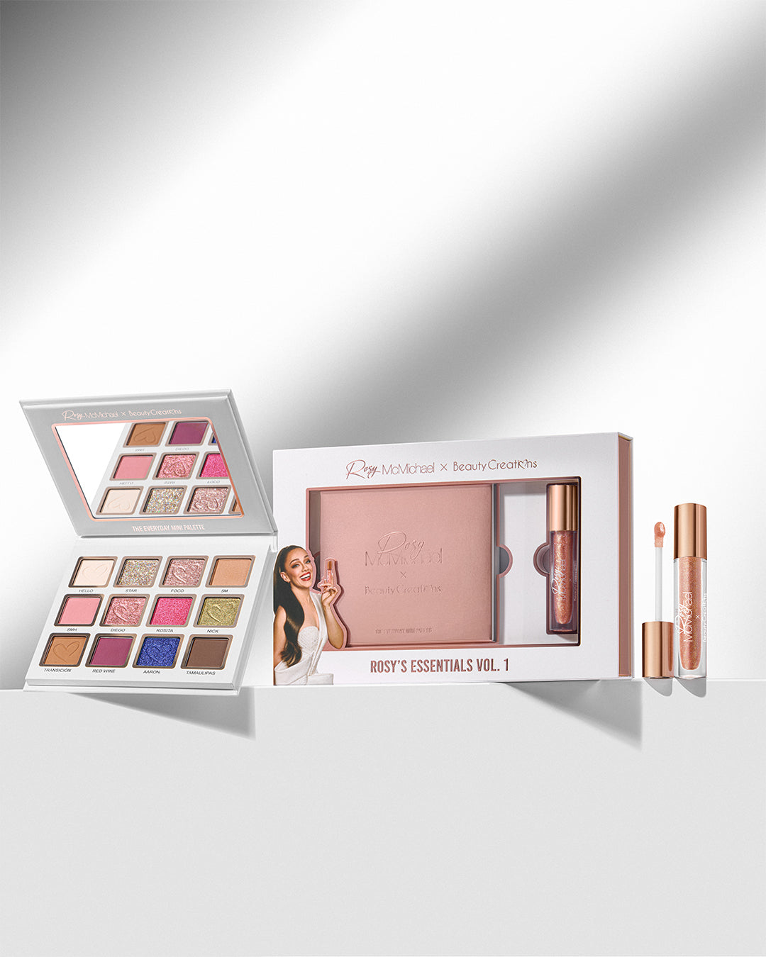 Rosy McMichael x Beauty Creations Rosy's Essentials Vol. 1: "The Everyday Mini Palette" 12-Color Shadow Palette
