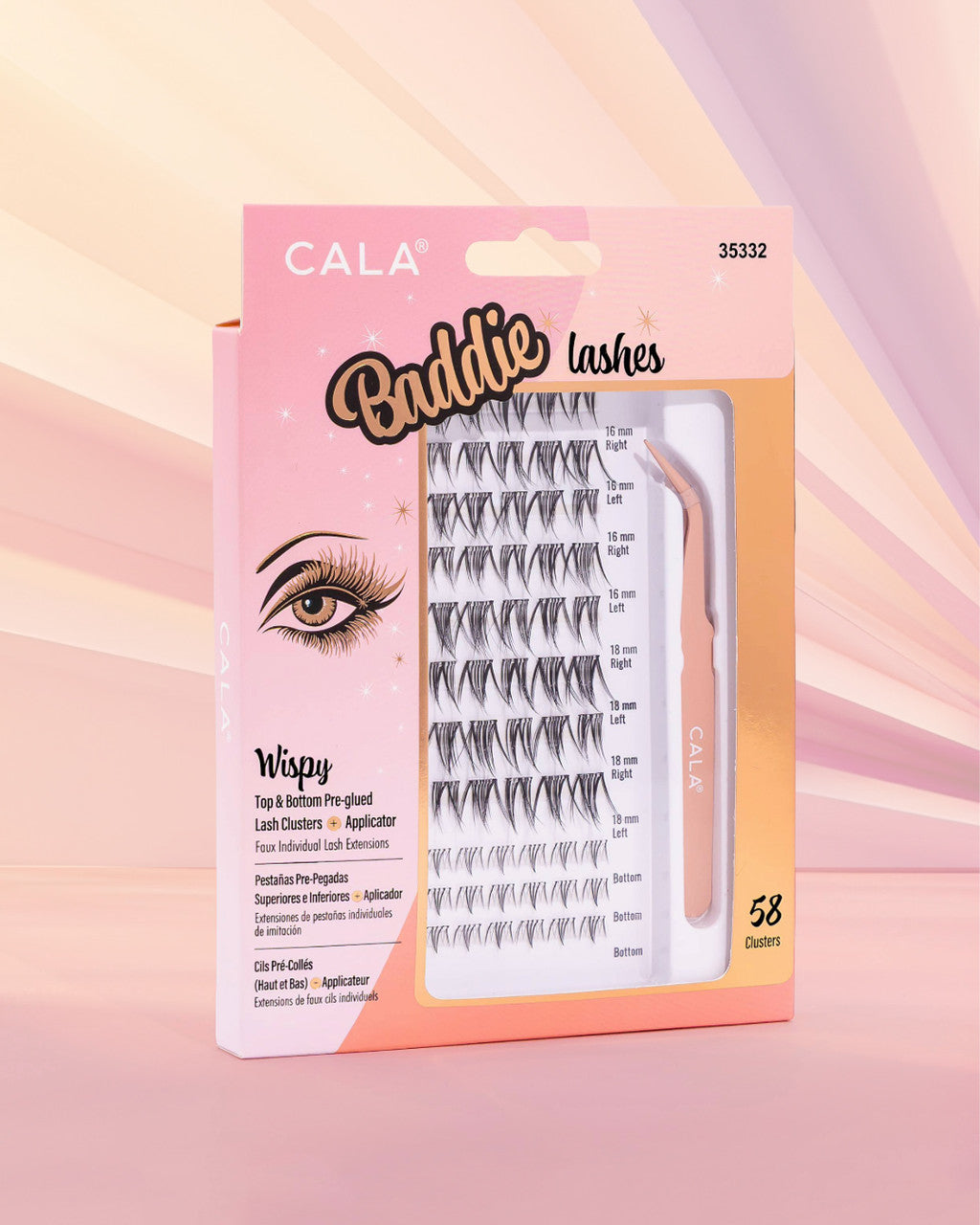 BADDIE LASHES: WISPY CLUSTERS
