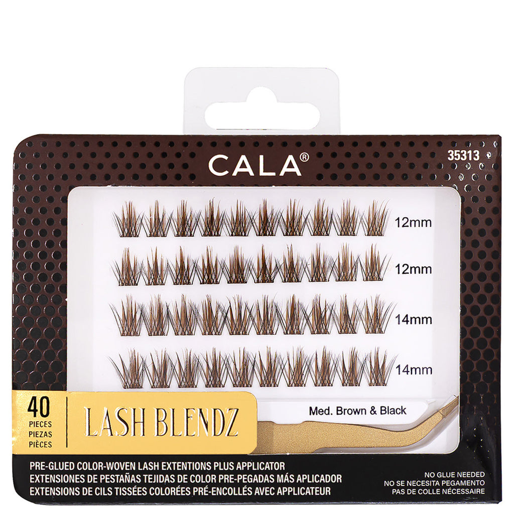 LASH BLENDZ CLUSTERS: BROWN & BLACK