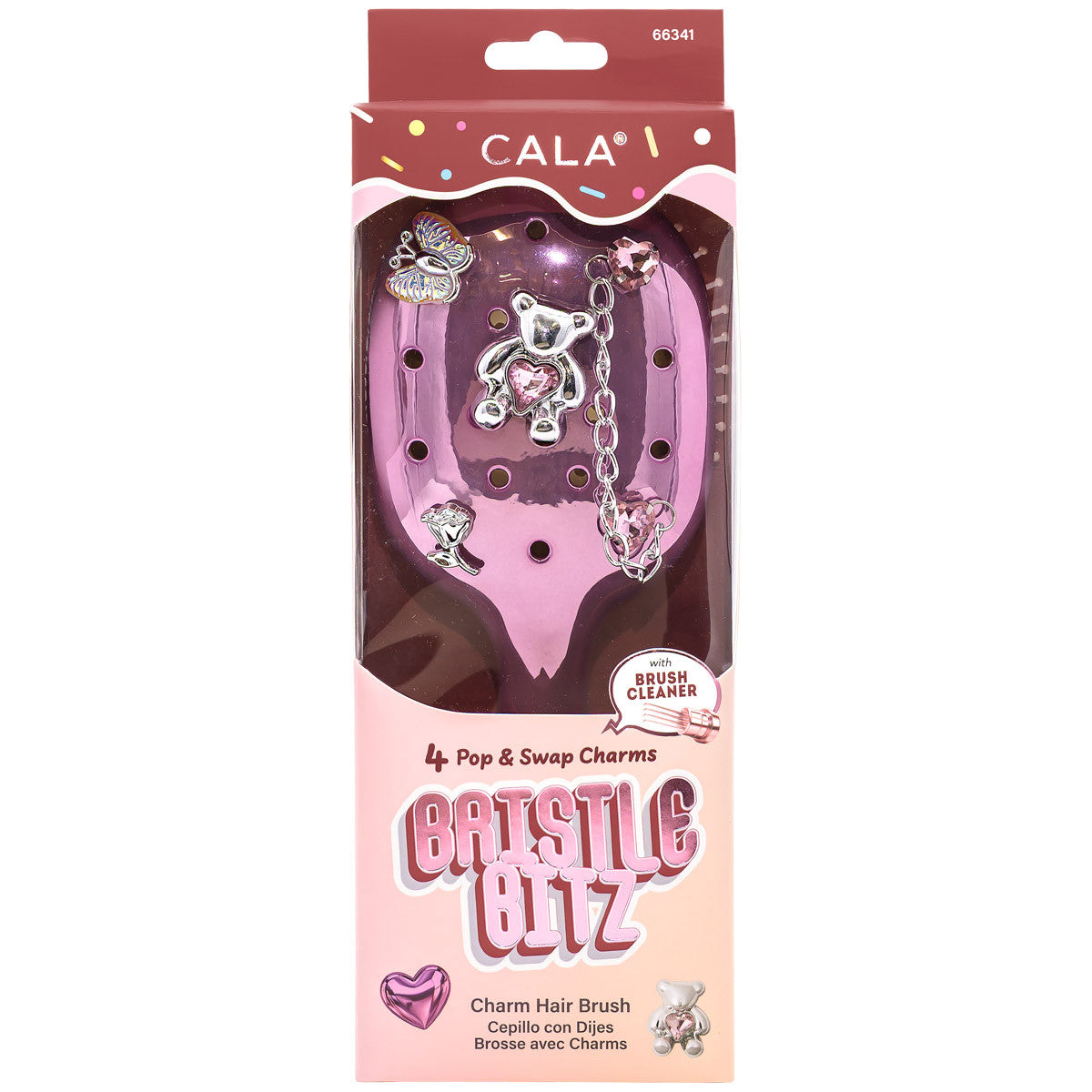 Bristle Bitz Charm Hair Brush