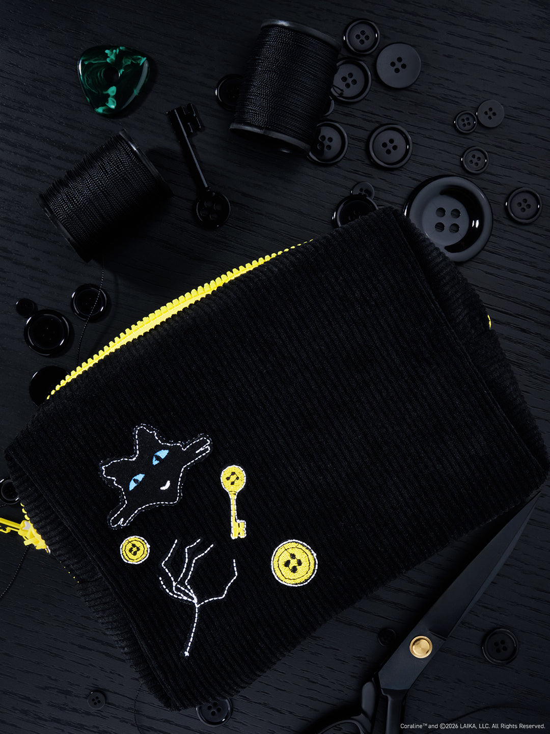 Beauty Creations x Coraline "Threadful" Cosmetic Bag