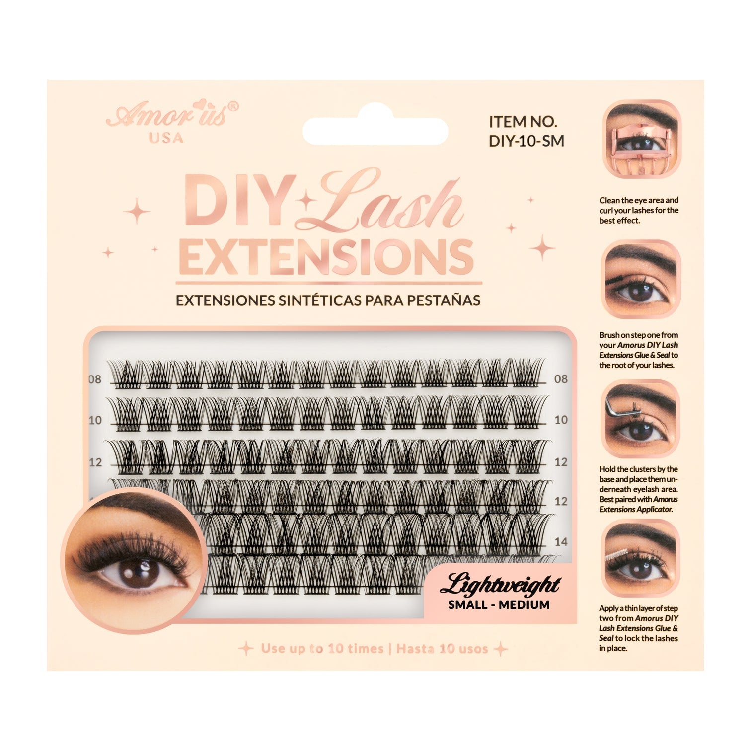 10 DIY LASH EXTENSIONS
