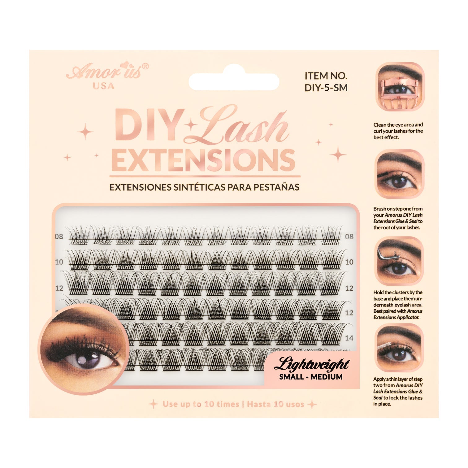 5 DIY LASH EXTENSIONS