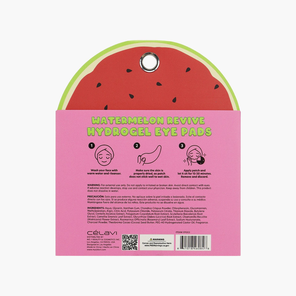 12 PAIRS HYDROGEL EYA PADS - WATERMELON