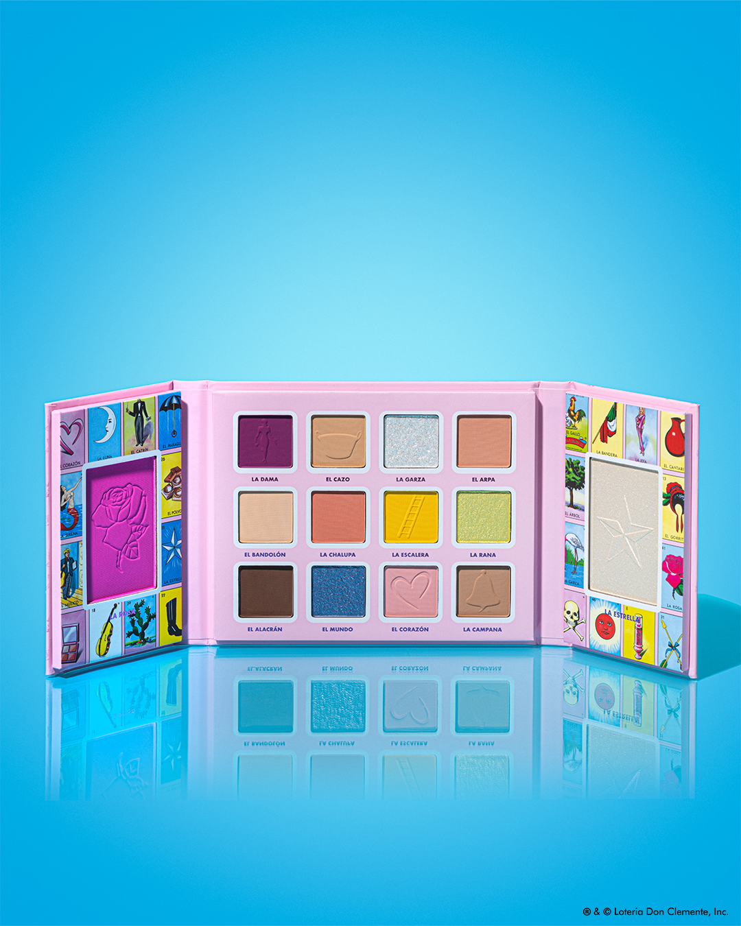 Lotería Don Clemente®️ Shadow & Face Palette
