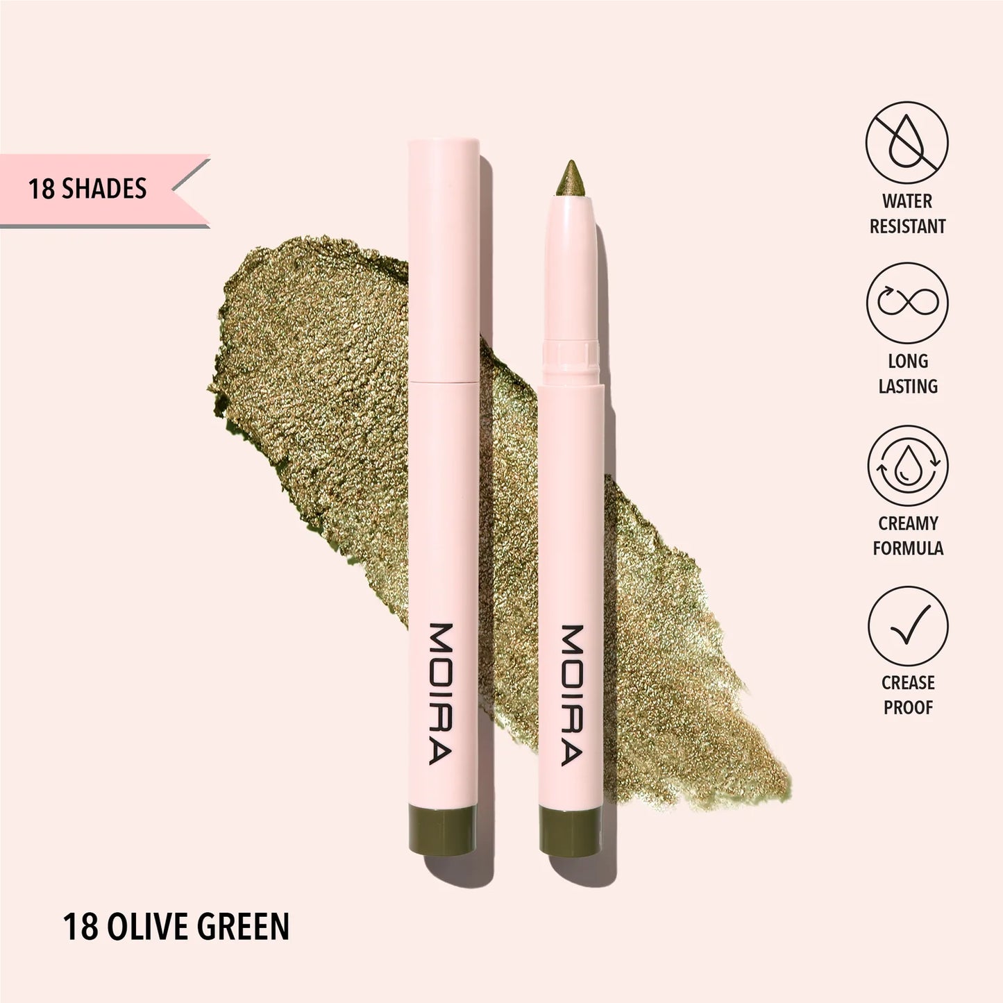 Olive Green At A Glance Stick Shadow