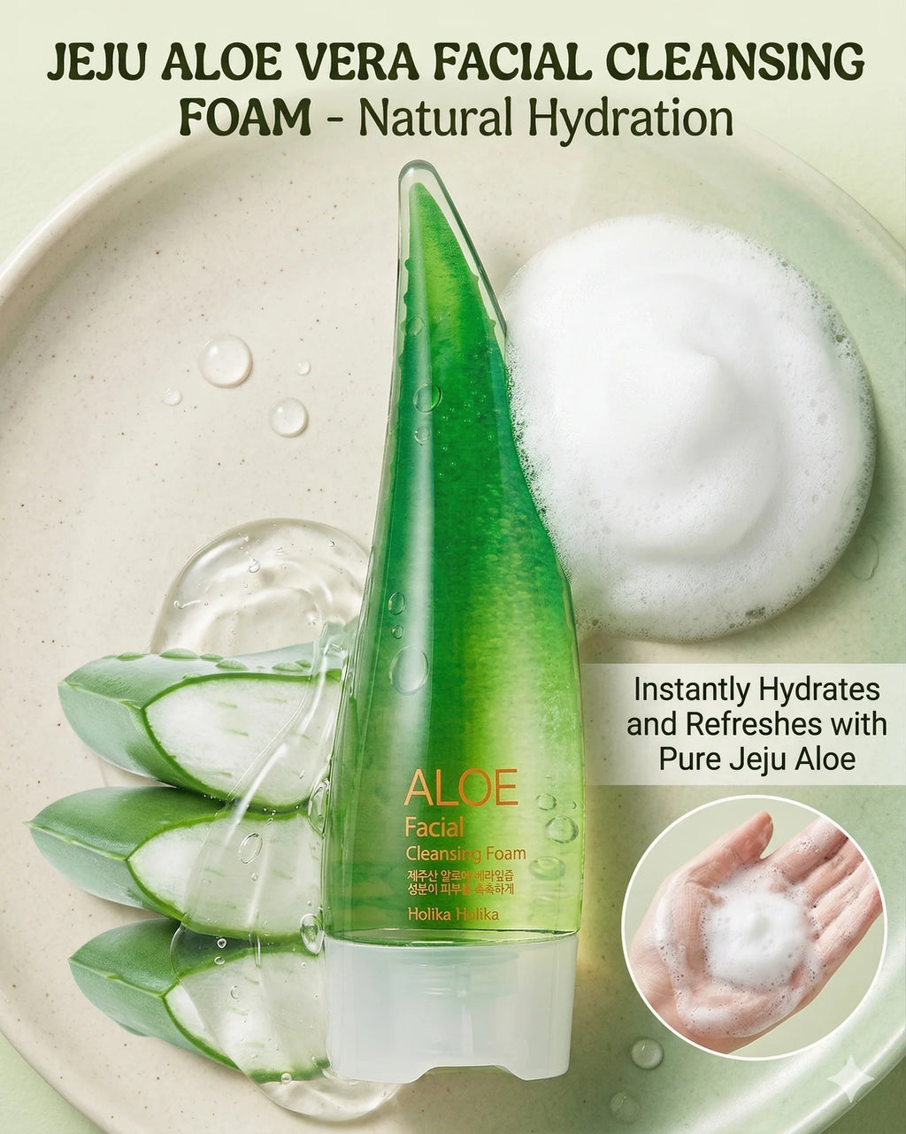 Aloe Facial Cleansing Foam