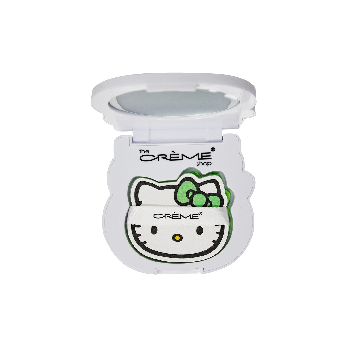 The Crème Shop x Hello Kitty Matcha Blotting Papers + Reusable Compact Mirror (Limited Edition)