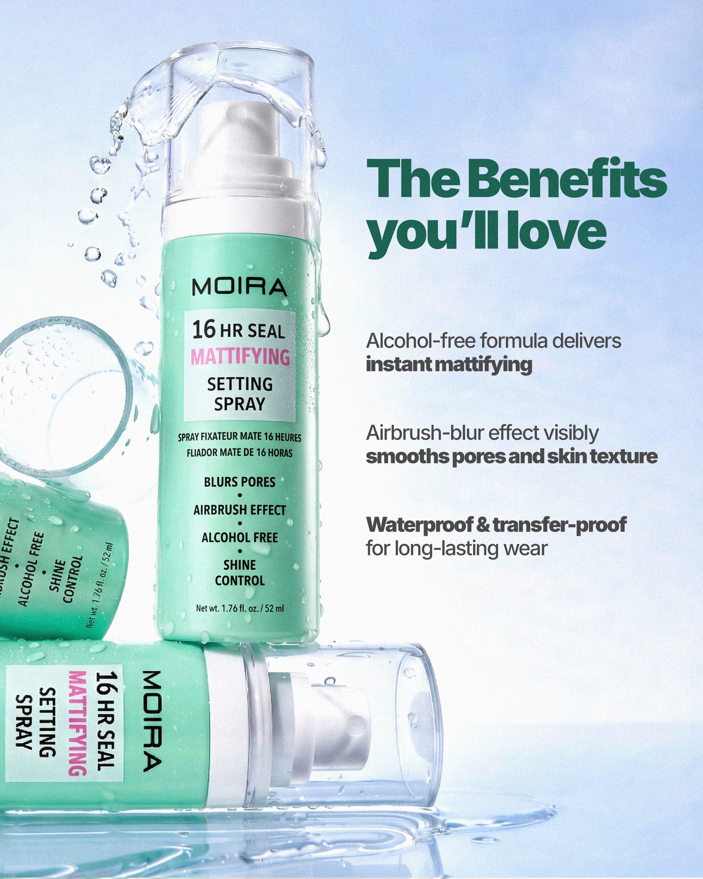 16HR Seal Mattifying Setting Spray