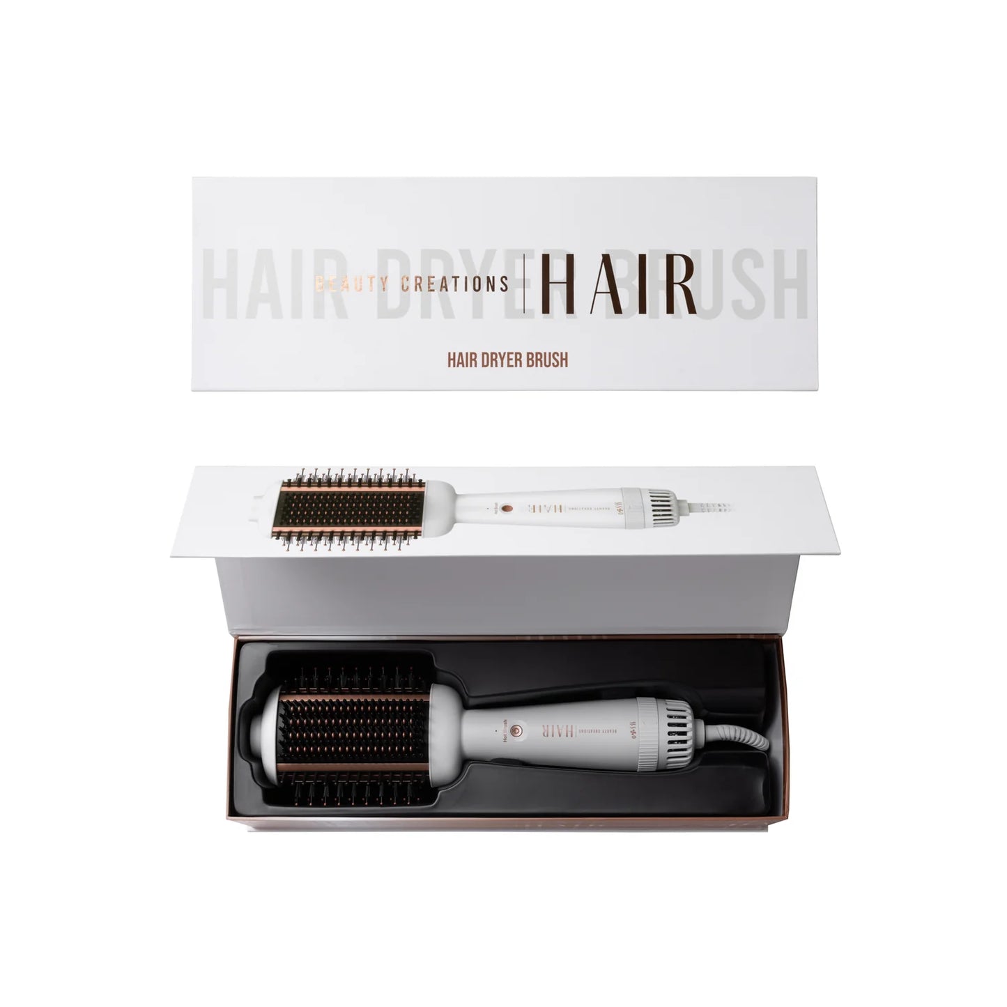 WHITE HAIR DRYER BRUSH