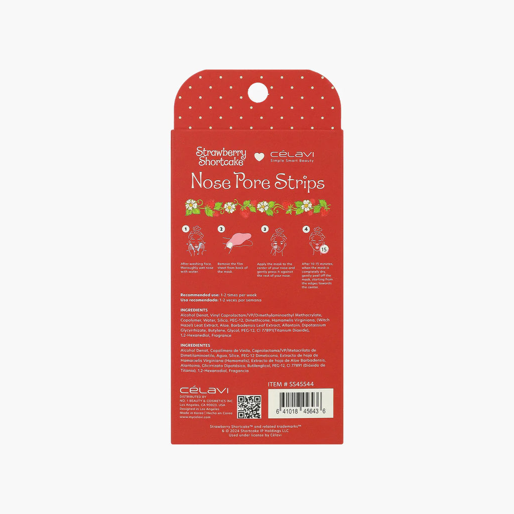 NOSE PORE STRIPS (STRAWBERRY SHORTCAKE)