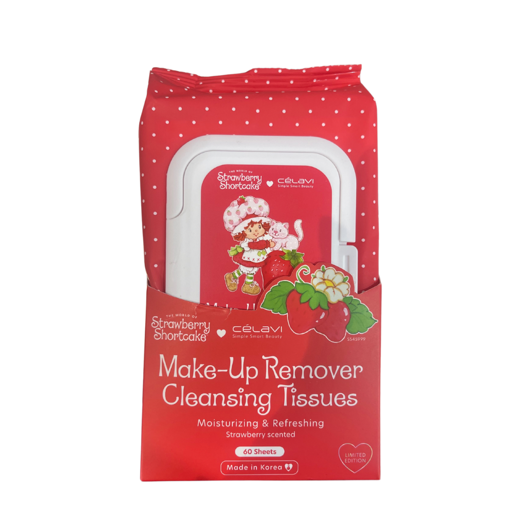 MAKEUP REMOVER CLEANSING TISSUES (STRAWBERRY SHORTCAKE)