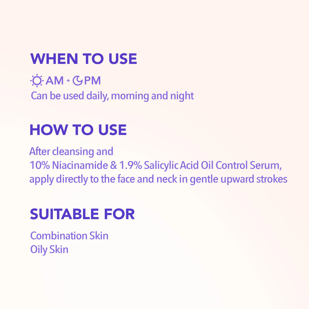 10% NIACINAMIDE OIL CONTROL MOISTURIZER