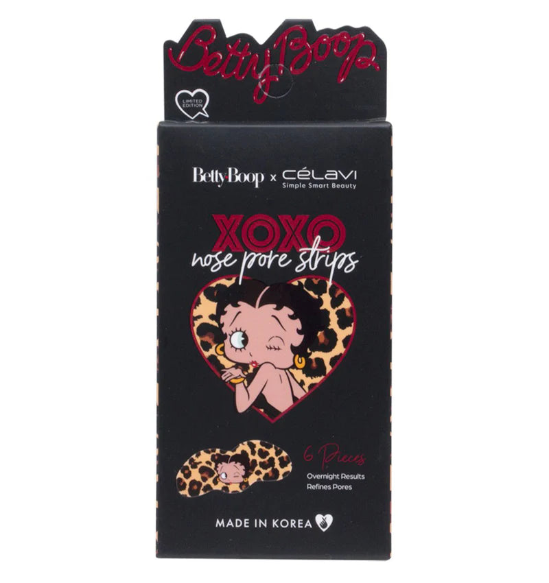 XOXO NOSE PORE STRIPS PACK(6 PIECES) BETTY BOOP