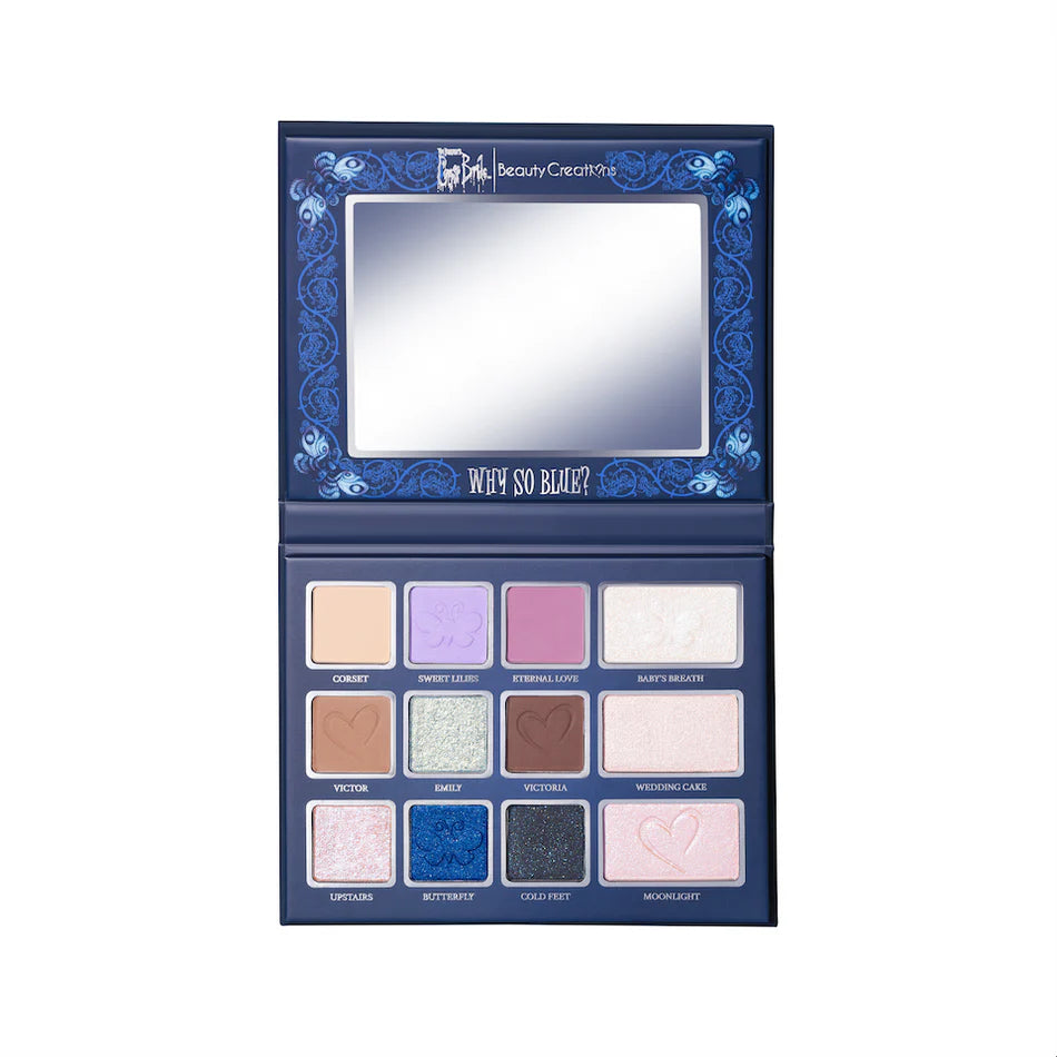 TIM BURTON'S CORPSE BRIDE X BEAUTY CREATIONS "WHY SO BLUE?" MULTI-USE PALETTE