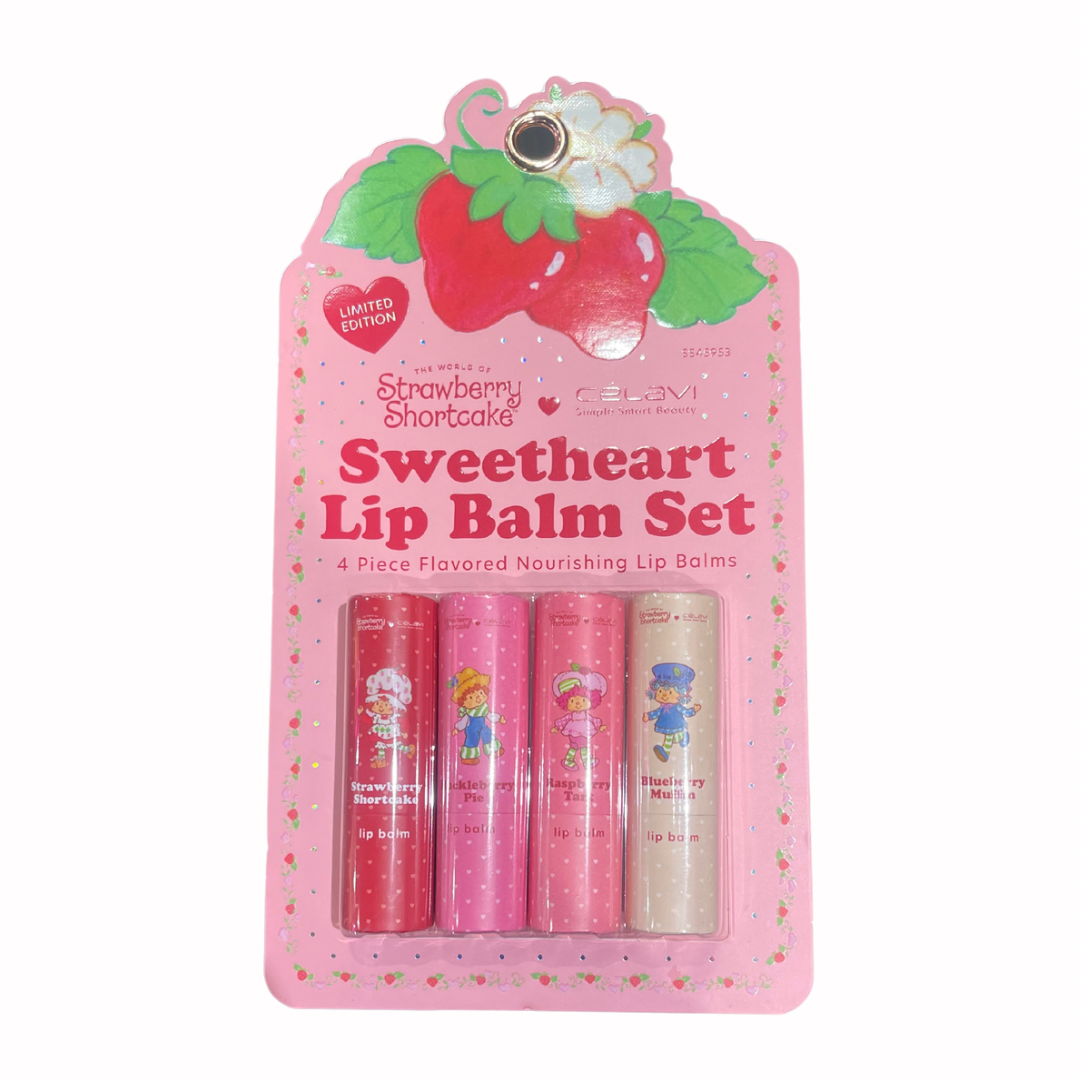 STRAWBERRY SHORTCAKE SWEETHEART LIP BALM SET