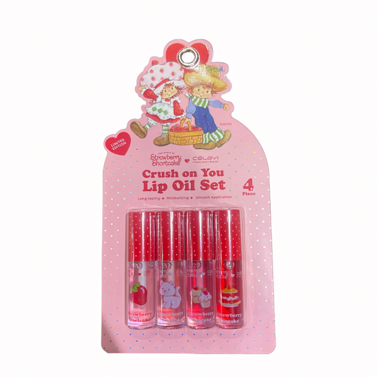 STRAWBERRY SHORTCAKE CRUSH ON YOU LIP OIL SET