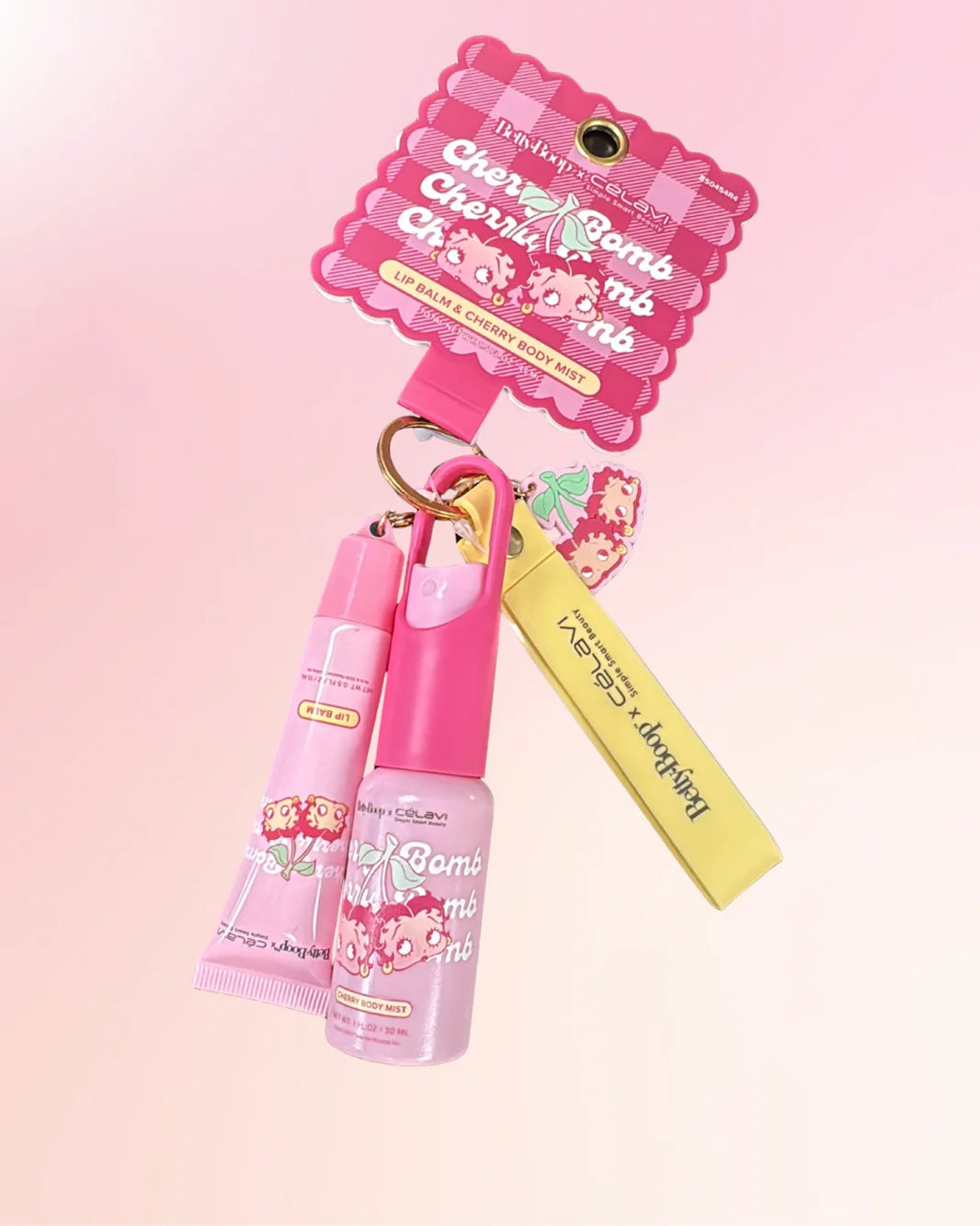 Cherry Bomb Lip Balm & Body Betty Boop x Celavi
