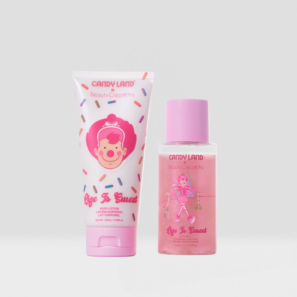 Candy Land x Beauty Creations Life is Sweet Shimmer Body Lotion and Mist Set